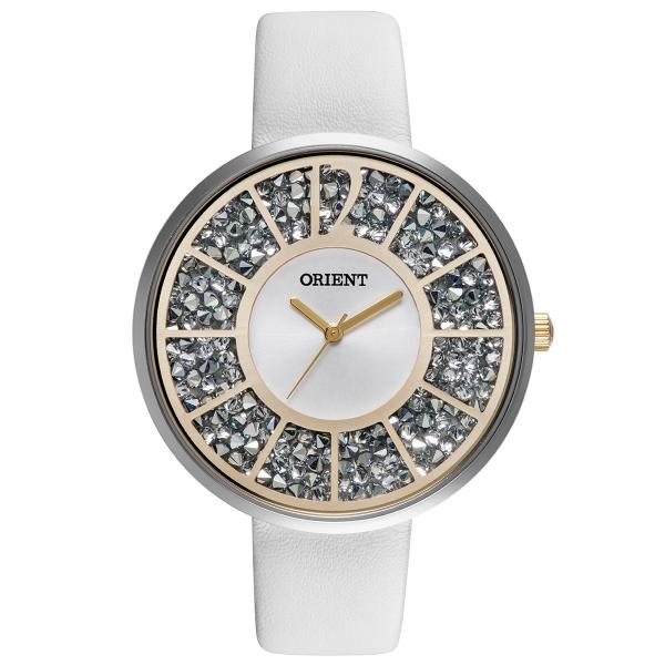 Relógio de Pulso Orient Feminino com Pulseira de Couro - Branco