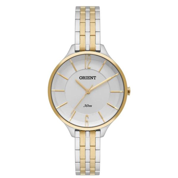 Relógio de Pulso Orient Feminino Misto FTSS0041 S2SK - Dourado e Prata