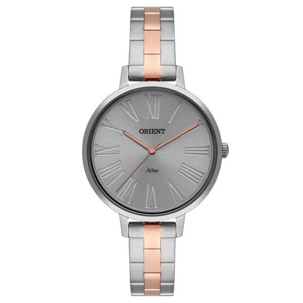 Relógio de Pulso Orient Slim Feminino FTSS0076 S3SR - Prata e Rosé