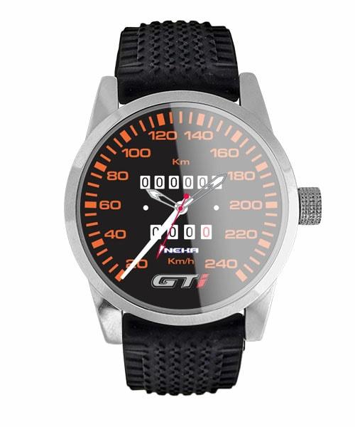 Relógio de Pulso Personalizado Velocímetro Gol GTI 5028 - Neka Relógios