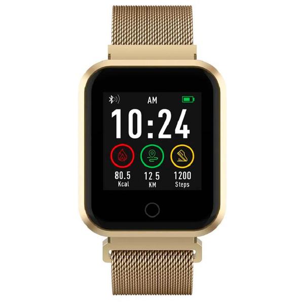 Relógio de Pulso Seculus SmartWatch com Monitoramento de Frequência Cardíaca 79006MPSVDE4 - Dourado