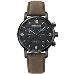 Relógio De Pulso Social Suíço Wenger Urban Metropolitan Chrono 44mm 01.1743.112