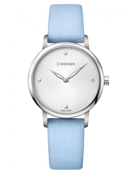 Relógio de pulso Suíco feminino Wenger Urban Donnissima 35mm Azul