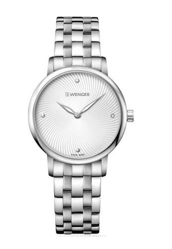 Relógio de Pulso Suíco Feminino Wenger Urban Donnissima 35mm Prata