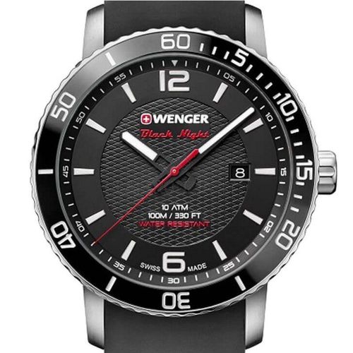 Relógio de Pulso Suíço Wenger Preto Roadster Black Night 01.1841.102