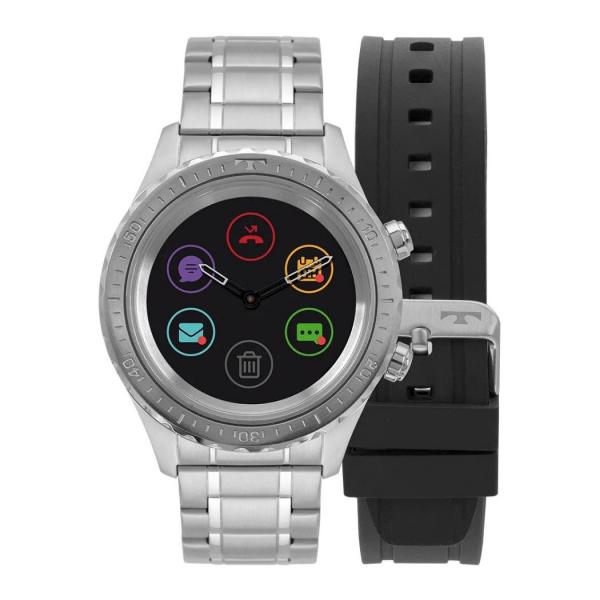 Relógio de Pulso Technos Connect Smartwatch Masculino P01AA/1P - Prata