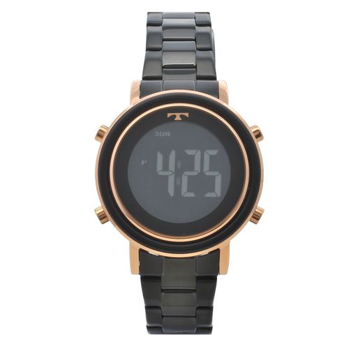 Relógio de Pulso Technos Digital Feminino Bj3059aa/5p - Preto e Rosé