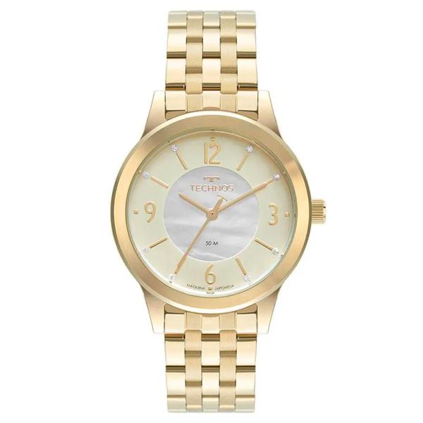 Relógio de Pulso Technos Elegance Feminino 2036MNA/1B - Dourado