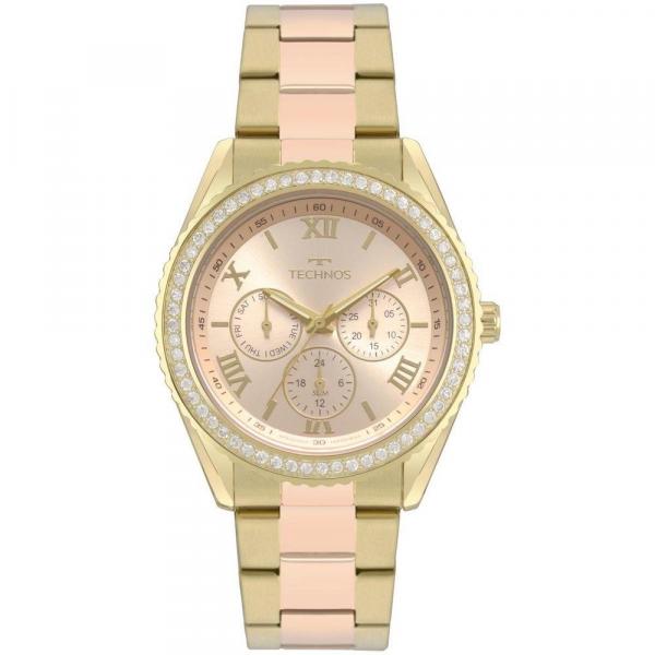 Relógio de Pulso Technos Elegance Ladies Feminino 6P29akg/5T - Dourado e Rosé