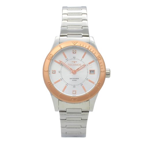 Relógio de Pulso Technos Feminino 2115moy/5k - Rosé e Prata