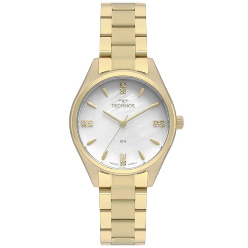 Relógio de Pulso Technos Feminino Boutique 2036mkq/4b - Dourado