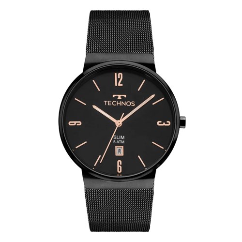 Relógio de Pulso Technos Feminino Slim Gm10yj/4P - Preto