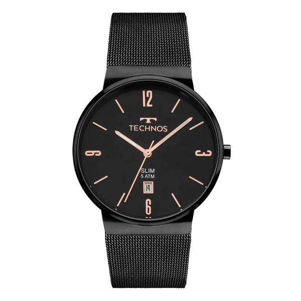 Relógio de Pulso Technos Feminino Slim Gm10yj/4P - Preto