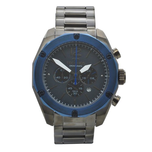 Relógio de Pulso Technos Masculino Os20hmg/4A - Grafite e Azul