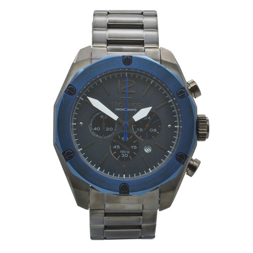 Relógio de Pulso Technos Masculino Os20hmg/4a - Grafite e Azul