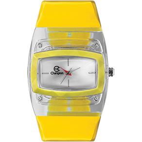 Relógio de Pulso Troca Pulseira Luna Feminino Amarelo Champion