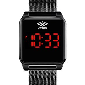 Relógio de Pulso Umbro Umb-051-B Led Touch Preto Garantia Nf