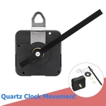 Relógio de quartzo de parede diy mecanismo de movimento do motor mãos montagem com acessórios de metal cabide