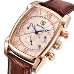 Relógio de quartzo dos homens de BENYAR BY-5113, relógio de pulso elegante do negócio do cronóg