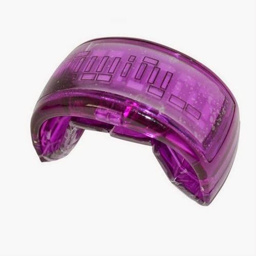 Relógio de Quartzo Led Odm Data Unisex Digital - Roxo