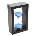 Relógio de temporizador de areia de 25 minutos Yoga Kitchen Hourglass Sandglass Home Decor Blue