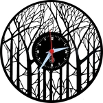 Relógio de Vinil - Árvores natureza