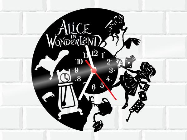 Relógio de Vinil Disco Lp Alice no Pais das Maravilhas - 3D Fantasy