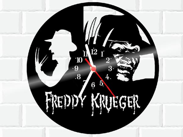 Relógio de Vinil Disco Lp Freddy Krueger Terror Horror - 3D Fantasy