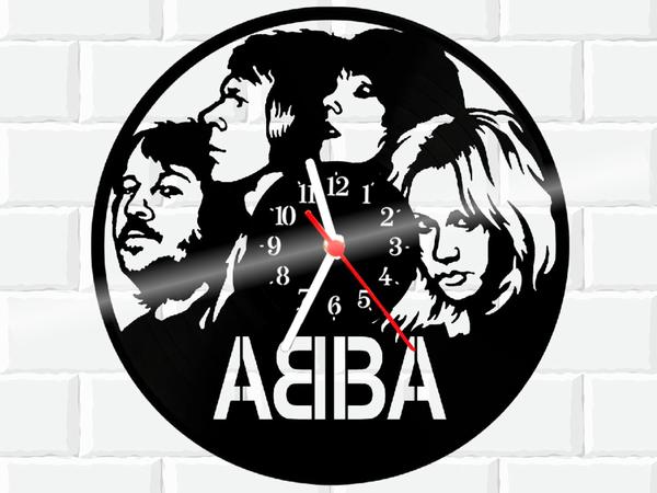 Relógio de Vinil Disco Lp Parede Abba - 3D Fantasy