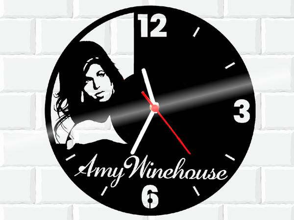 Relógio de Vinil Disco Lp Parede Amy Winehouse Blues Rock - 3D Fantasy