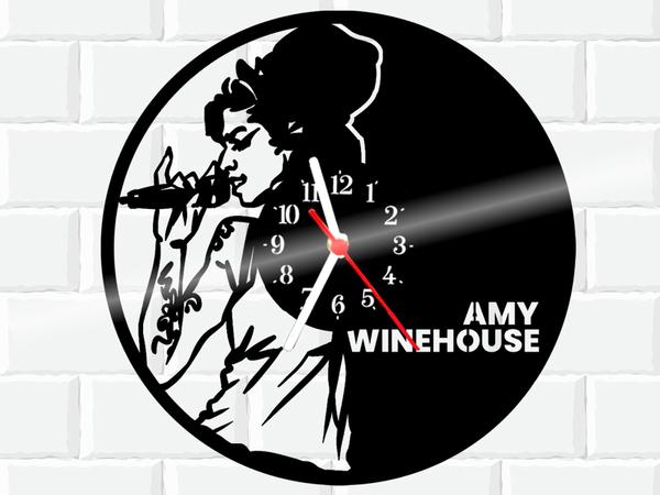 Relógio de Vinil Disco Lp Parede Amy Winehouse Blues Rock - 3D Fantasy