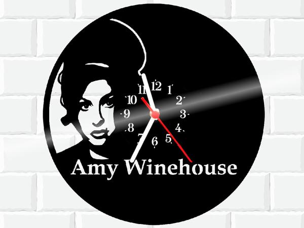 Relógio de Vinil Disco Lp Parede Amy Winehouse Blues Rock - 3D Fantasy