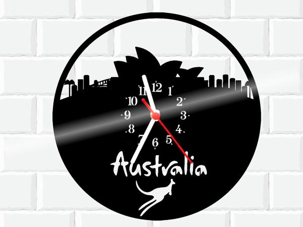 Relógio de Vinil Disco Lp Parede Austrália Kanguru - 3D Fantasy