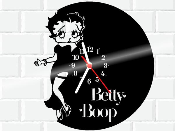 Relógio de Vinil Disco Lp Parede Betty Boop - 3D Fantasy