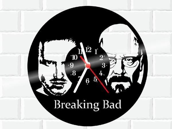 Relógio de Vinil Disco Lp Parede Breaking Bad Serie - 3D Fantasy