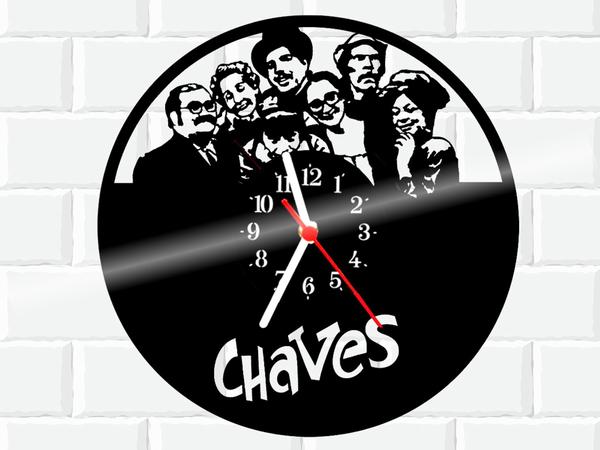 Relógio de Vinil Disco Lp Parede Chaves - 3D Fantasy