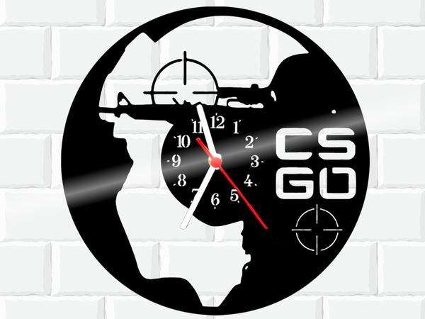 Relógio de Vinil Disco Lp Parede Csgo Counter Strike Game - 3D Fantasy