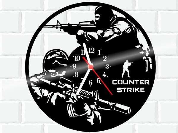 Relógio de Vinil Disco Lp Parede Csgo Counter Strike Game - 3D Fantasy