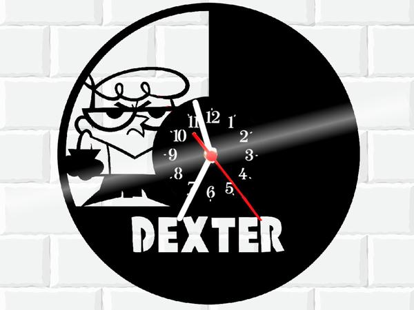 Relógio de Vinil Disco Lp Parede Dexter Desenho Cartoon - 91052900