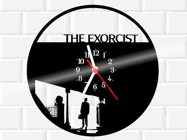 Relógio de Vinil Disco Lp Parede Exorcista Terror Horror - 3D Fantasy
