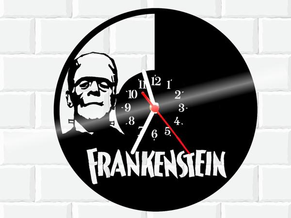 Relógio de Vinil Disco Lp Parede Frankstein Terror Horror - 3D Fantasy