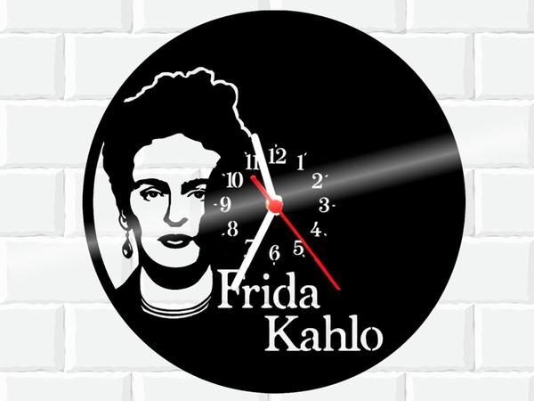 Relógio de Vinil Disco Lp Parede Frida Kahlo - 3D Fantasy