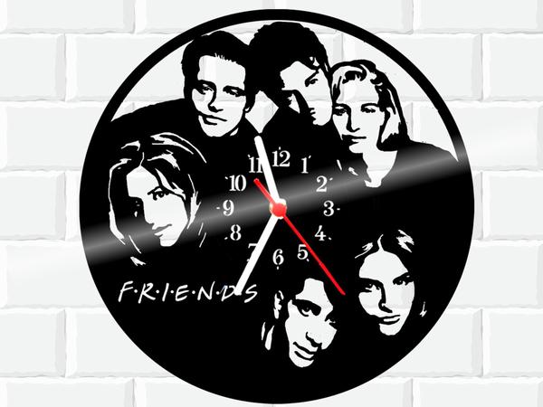 Relógio de Vinil Disco Lp Parede Friends Serie - 3D Fantasy