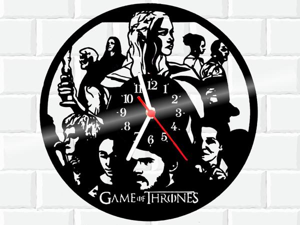 Relógio de Vinil Disco Lp Parede Game Of Thrones Got Serie - 3D Fantasy