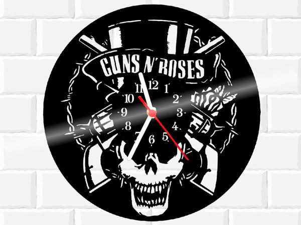 Relógio de Vinil Disco Lp Parede Guns N Roses Rock - 3D Fantasy