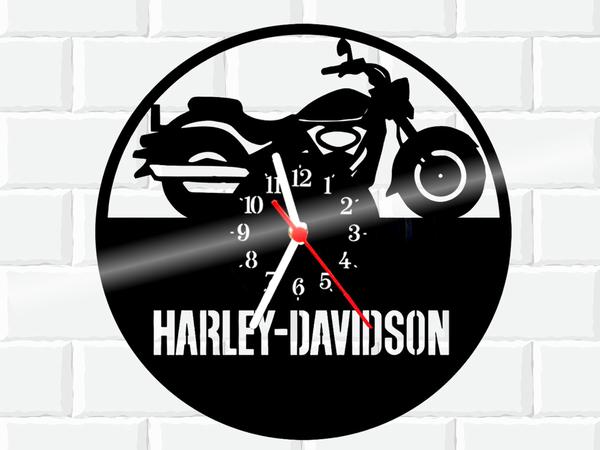 Relógio de Vinil Disco Lp Parede Harley Davidson Moto - 3D Fantasy
