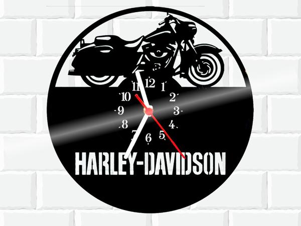 Relógio de Vinil Disco Lp Parede Harley Davidson Moto - 3D Fantasy