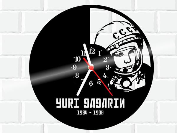 Relógio de Vinil Disco Lp Parede Iuri Gagarin Astronauta - 3D Fantasy