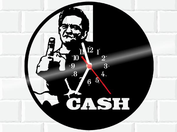 Relógio de Vinil Disco Lp Parede Jhonny Cash Rock - 3D Fantasy