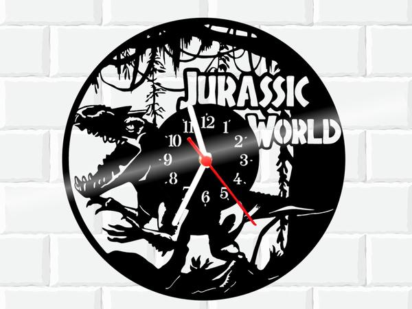 Relógio de Vinil Disco Lp Parede Jurassic Park Dinossauro - 3D Fantasy
